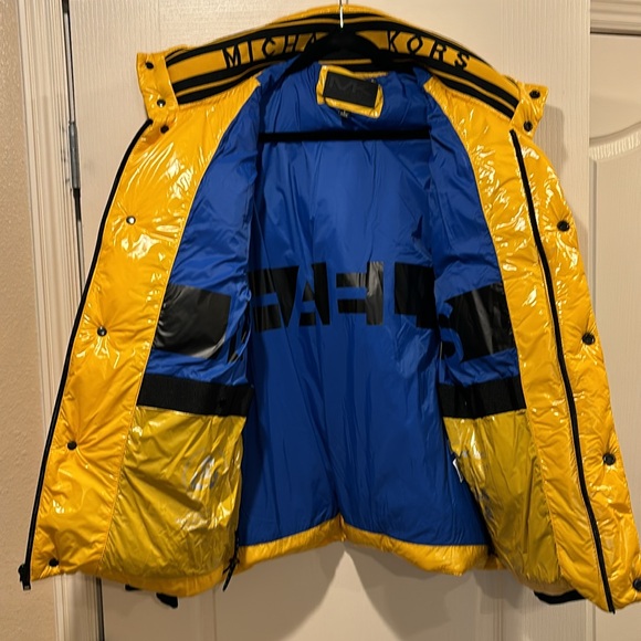 Michael Kors Yellow Coat Jacket - Picture 2 of 4